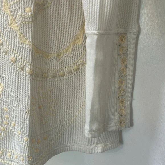 SOFT SURRENDING WOMENS PULLOVER SWEATER LONG SLEEVE CREAM SIZE SMALL - Picture 9 of 10